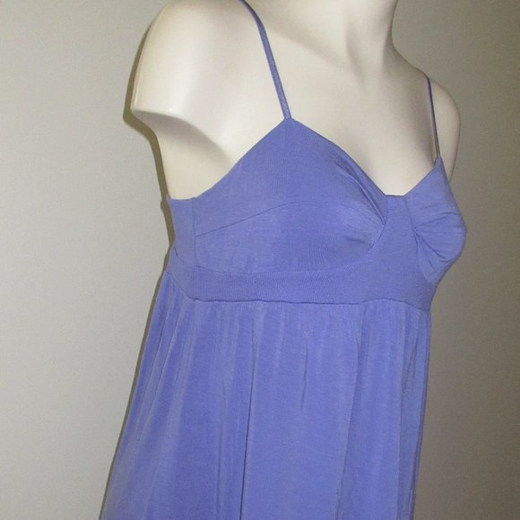 Wilfred Aritzia  purple women long open sleeveless spell tank top Medium - Picture 4 of 10